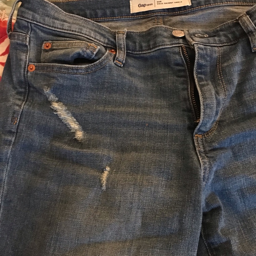 Gap True Skinny Ankle Jeans